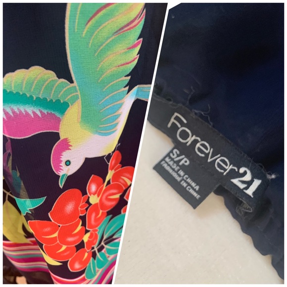 Forever 21 Strapless, High/Low Ruffled Hem Dress - Picture 7 of 10